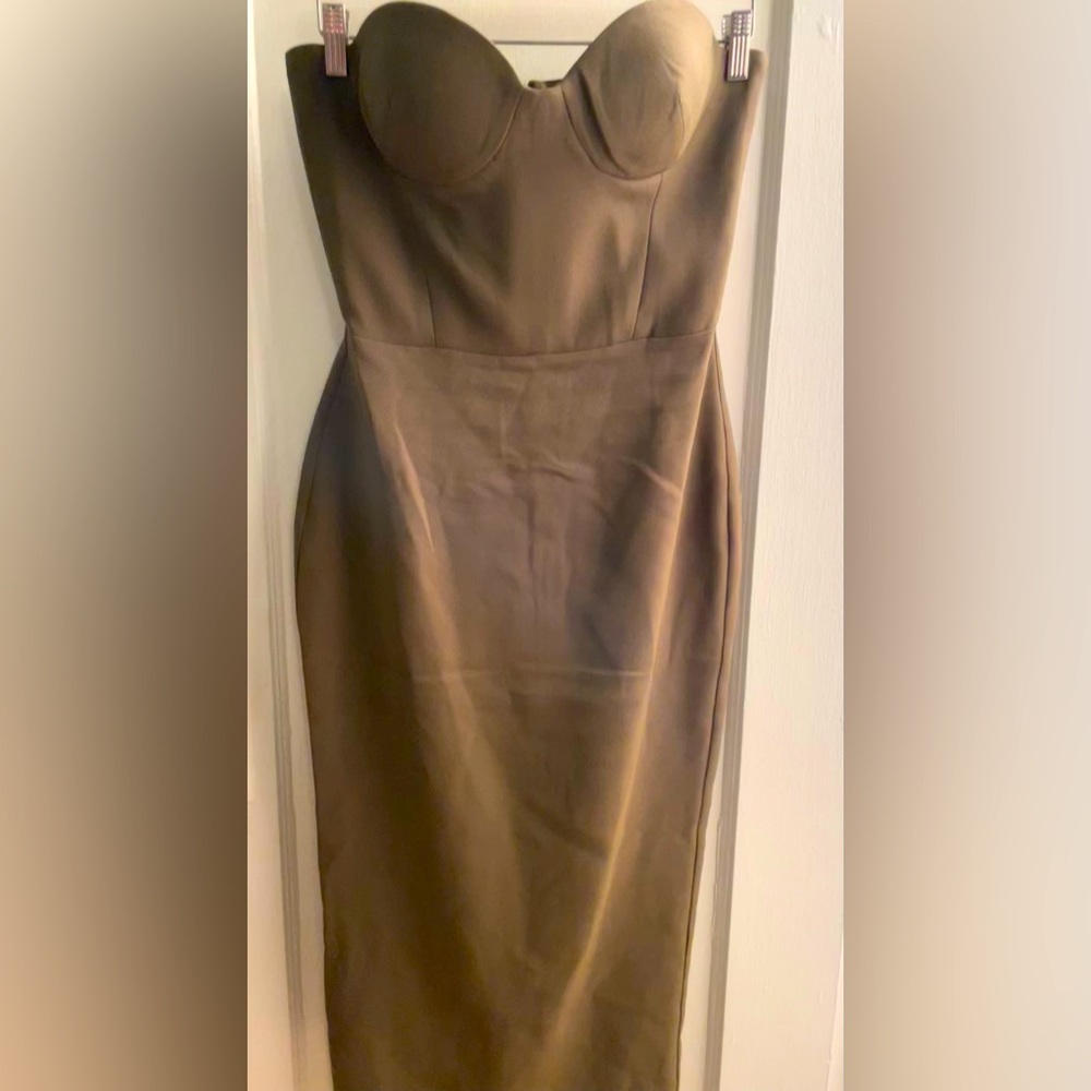 Alex Perry Sage Green dress